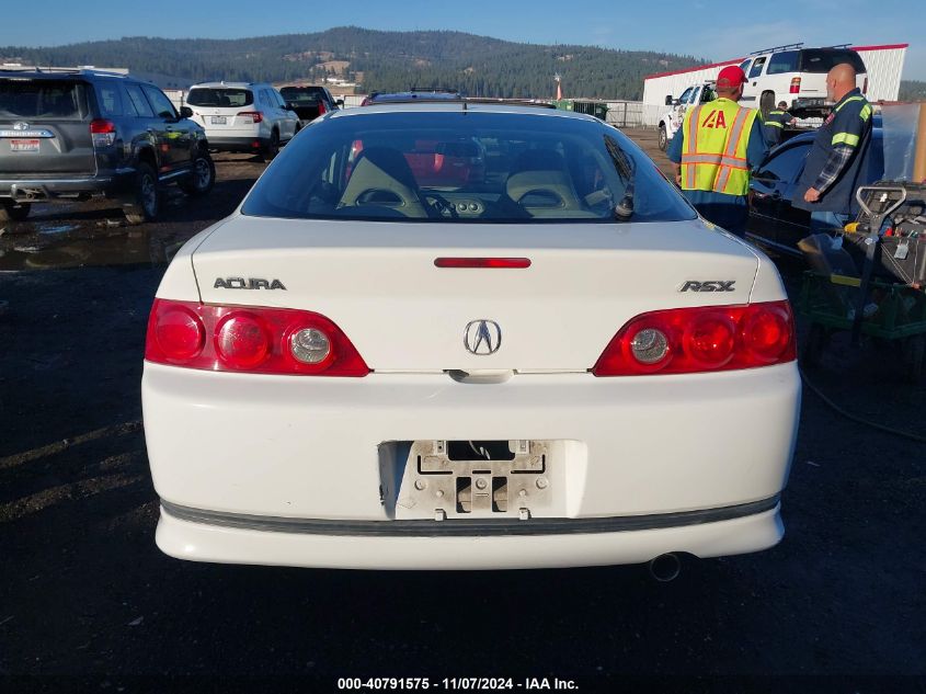 2006 Acura Rsx VIN: JH4DC548X6S010522 Lot: 40791575