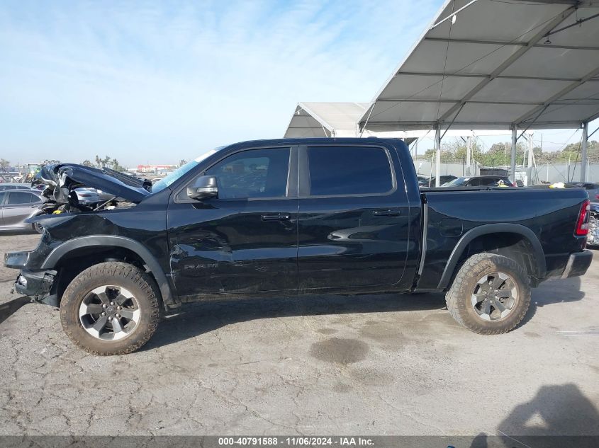 2021 Ram 1500 Rebel 4X4 5'7 Box VIN: 1C6SRFLT8MN514007 Lot: 40791588