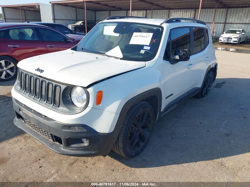 2018 Jeep Renegade Altitude Fwd VIN: ZACCJABB0JPH91298 Lot: 40791617