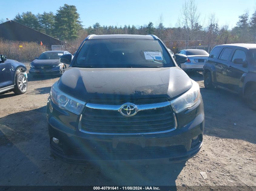 VIN 5TDJKRFH7FS170460 2015 Toyota Highlander, Xle V6 no.12