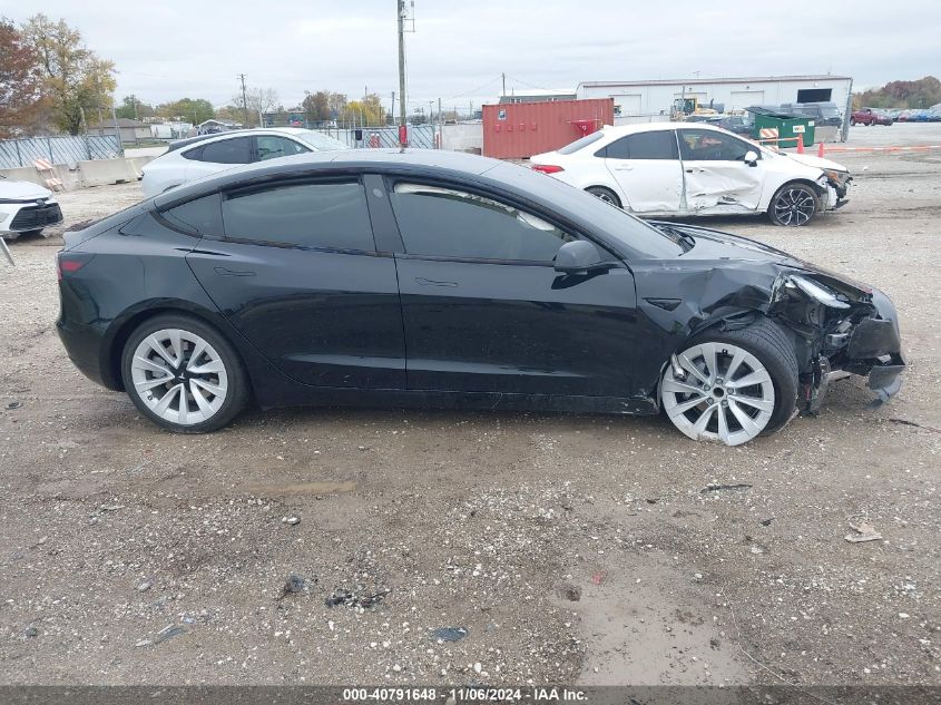 2023 Tesla Model 3 Rear-Wheel Drive VIN: 5YJ3E1EA9PF592564 Lot: 40791648