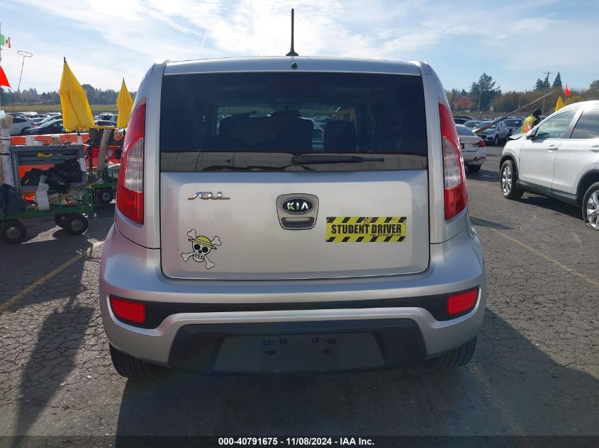 2012 Kia Soul + VIN: KNDJT2A69C7467391 Lot: 40791675