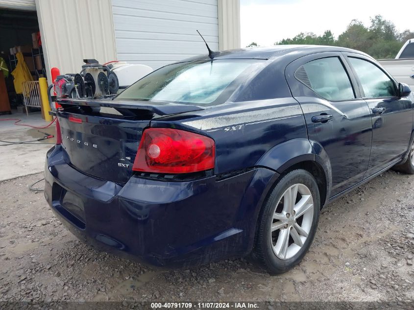 2013 Dodge Avenger Sxt VIN: 1C3CDZCB6DN772874 Lot: 40791709