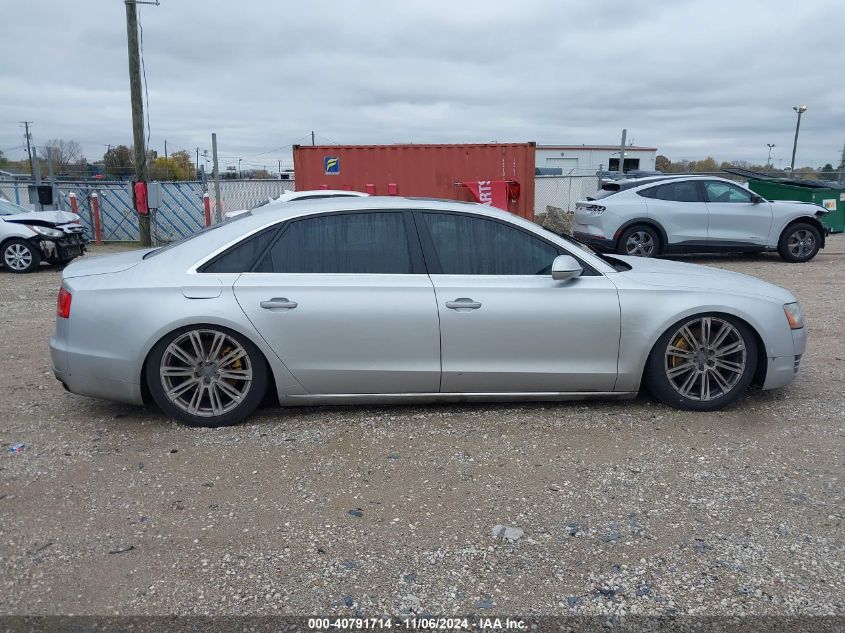 2013 Audi A8 L 4.0T VIN: WAUR2AFD0DN019011 Lot: 40791714