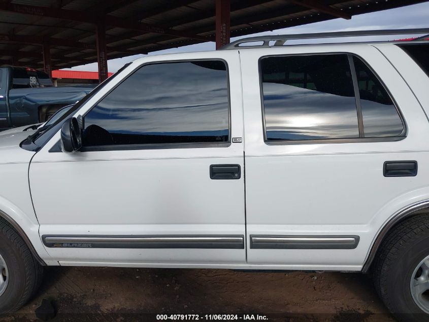 1998 Chevrolet Blazer Ls VIN: 1GNCS13W7W2222908 Lot: 40791772