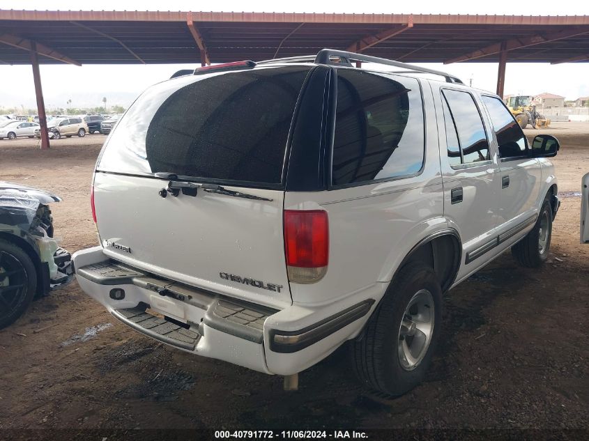 1998 Chevrolet Blazer Ls VIN: 1GNCS13W7W2222908 Lot: 40791772