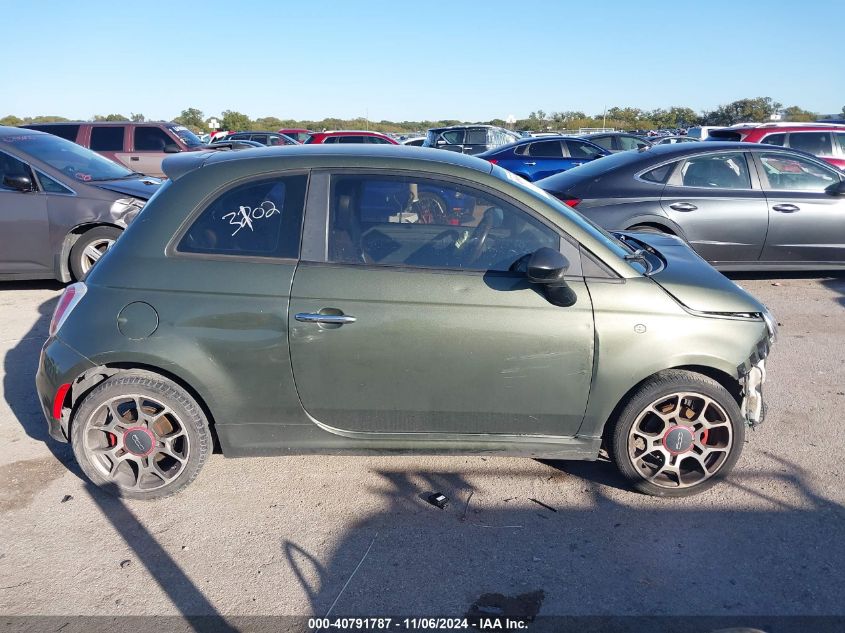 2012 Fiat 500 Sport VIN: 3C3CFFBRXCT123715 Lot: 40791787