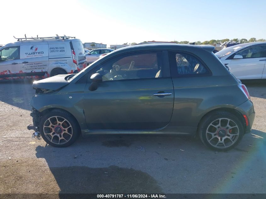 2012 Fiat 500 Sport VIN: 3C3CFFBRXCT123715 Lot: 40791787