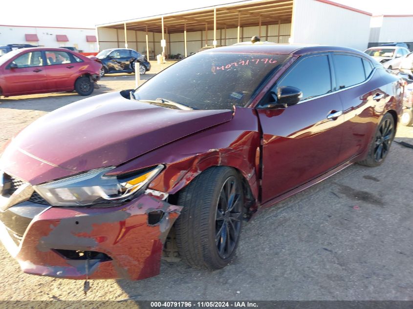 2017 Nissan Maxima 3.5 Sr VIN: 1N4AA6AP8HC408262 Lot: 40791796