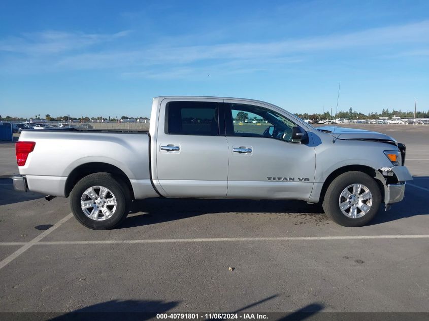 2018 Nissan Titan Sv VIN: 1N6AA1EJ4JN500298 Lot: 40791801