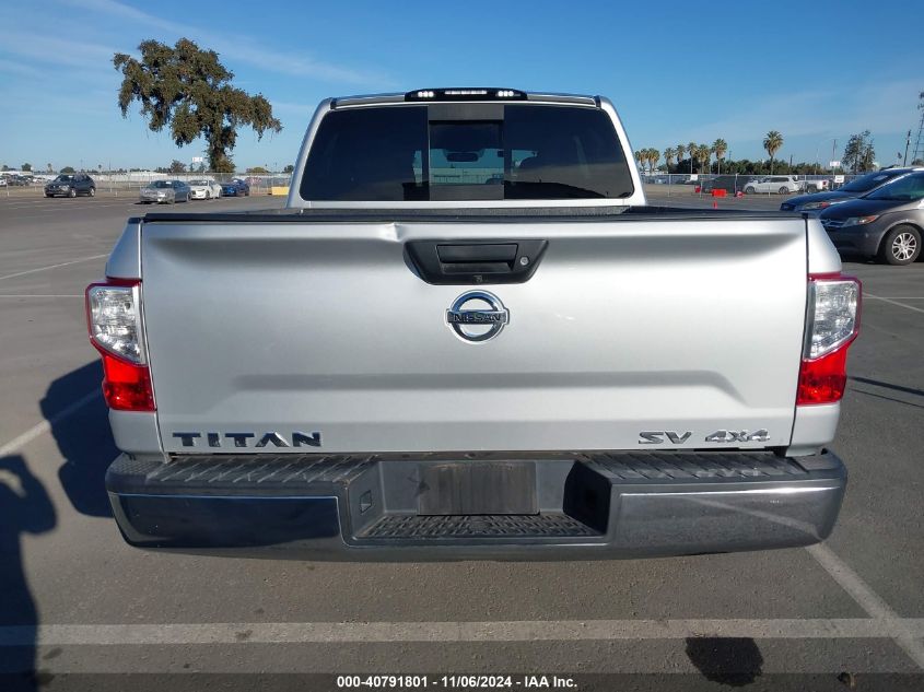 2018 Nissan Titan Sv VIN: 1N6AA1EJ4JN500298 Lot: 40791801