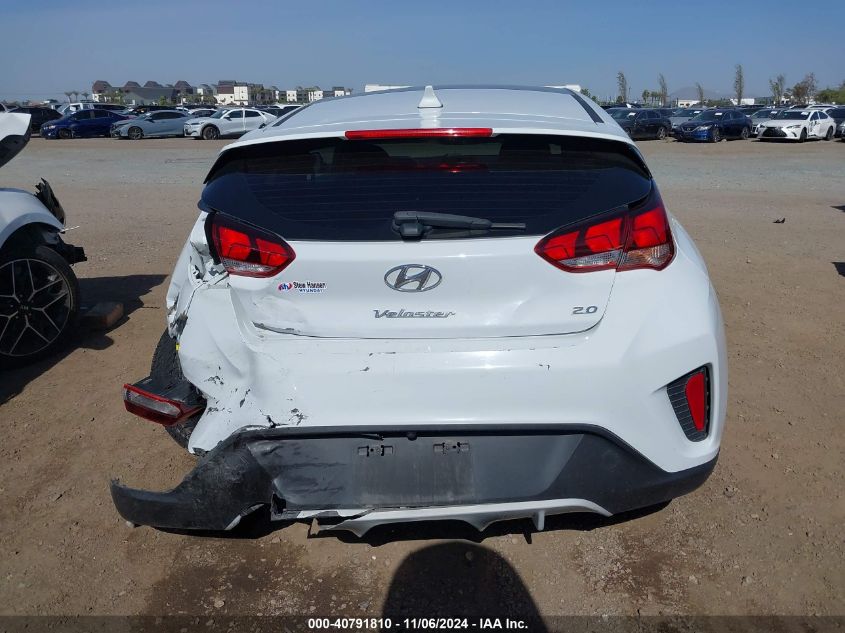 2019 Hyundai Veloster 2.0 Premium VIN: KMHTG6AF4KU019172 Lot: 40791810