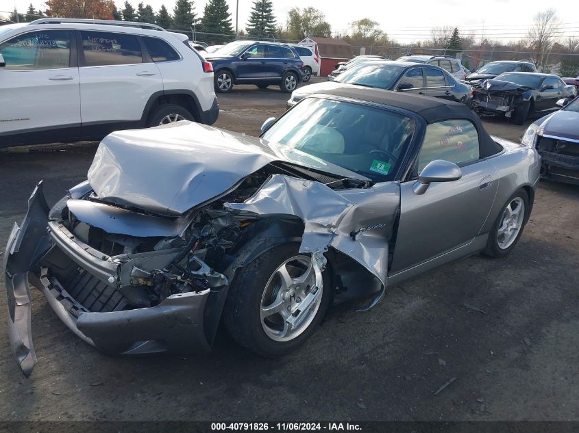 2001 Honda S2000 VIN: JHMAP114X1T001422 Lot: 40791826