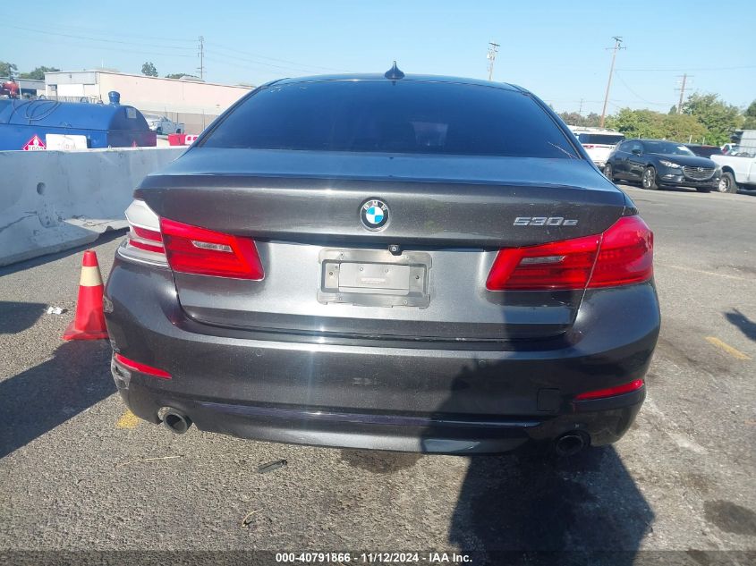 2018 BMW 530E VIN: WBAJA9C52JB249836