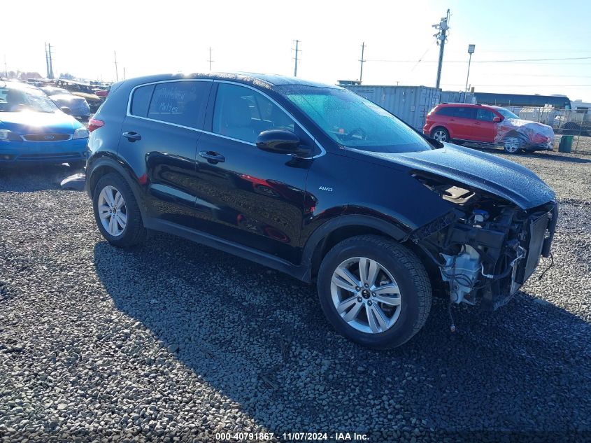 VIN KNDPMCAC3J7326932 2018 KIA Sportage, LX no.1