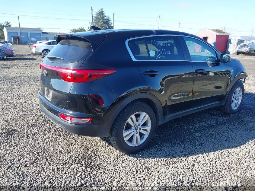 VIN KNDPMCAC3J7326932 2018 KIA Sportage, LX no.4