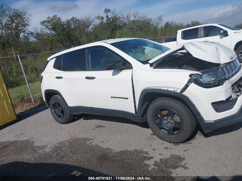 2018 Jeep Compass Sport Fwd VIN: 3C4NJCAB5JT263304 Lot: 40791921