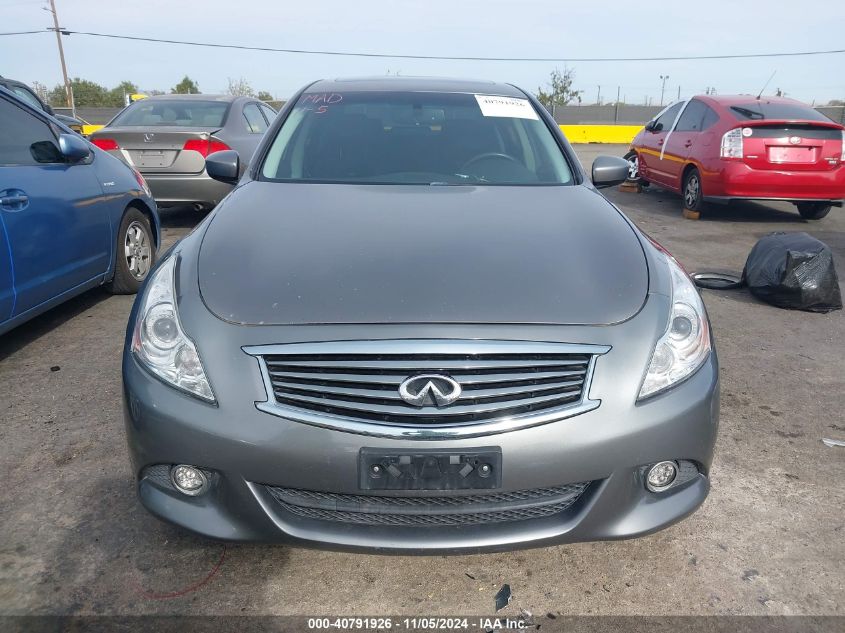 2012 Infiniti G37 Journey VIN: JN1CV6AP3CM935705 Lot: 40791926