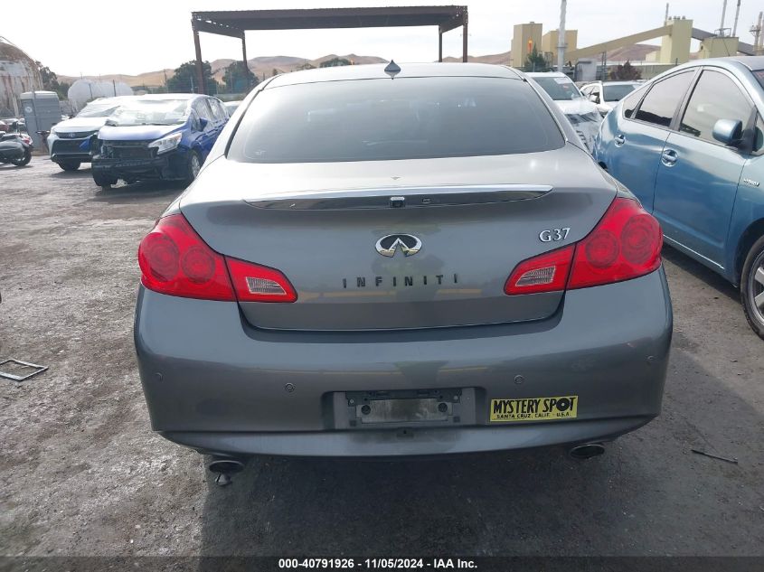 2012 Infiniti G37 Journey VIN: JN1CV6AP3CM935705 Lot: 40791926