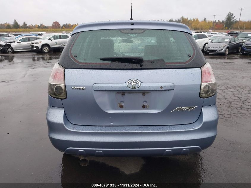 2007 Toyota Matrix Xr VIN: 2T1KR32E17C646933 Lot: 40791935