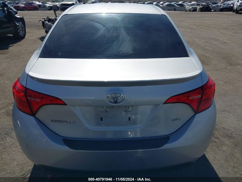 2018 Toyota Corolla Se VIN: 5YFBURHE0JP777397 Lot: 40791946