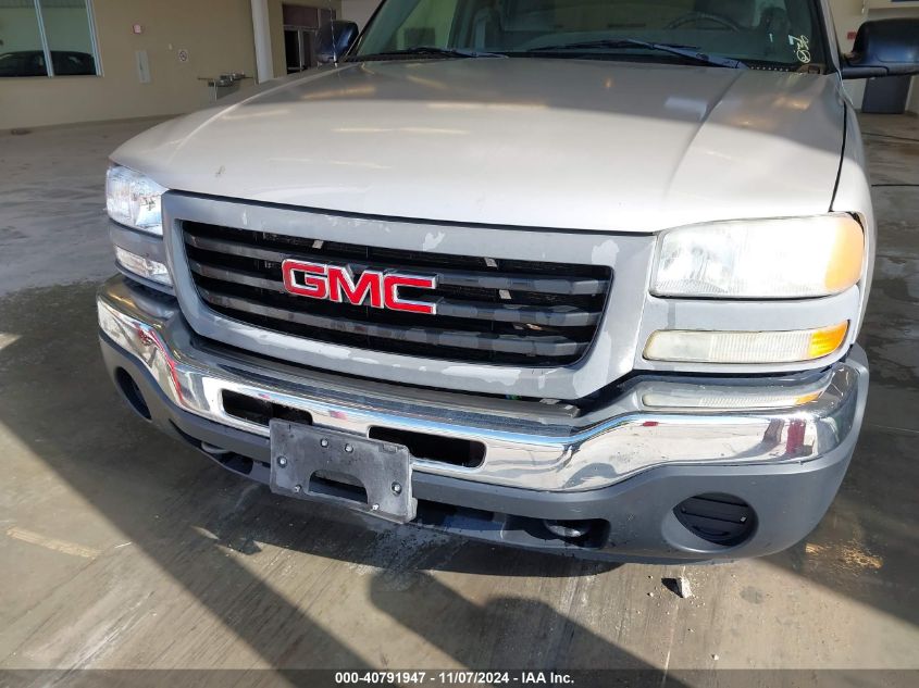 2006 GMC Sierra 1500 Work Truck VIN: 1GTEC14V06Z112892 Lot: 40791947