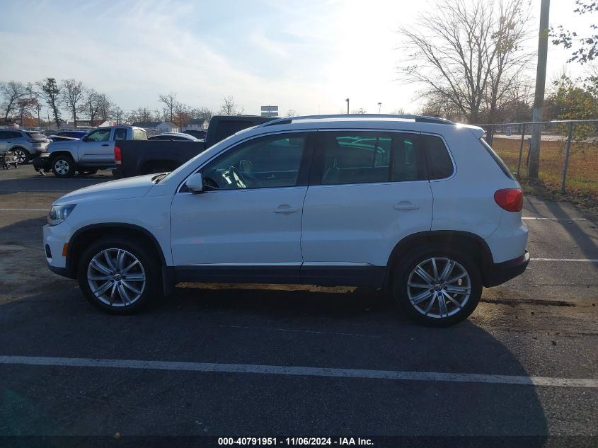 2014 Volkswagen Tiguan Se VIN: WVGBV3AXXEW568408 Lot: 40791951