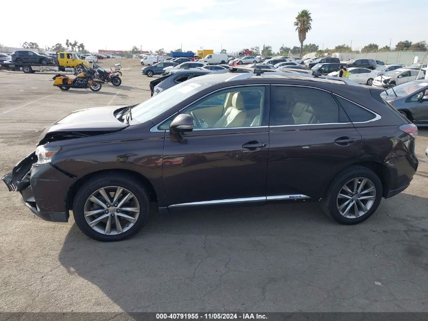 2013 Lexus Rx 450H VIN: JTJBC1BA1D2061893 Lot: 40791955