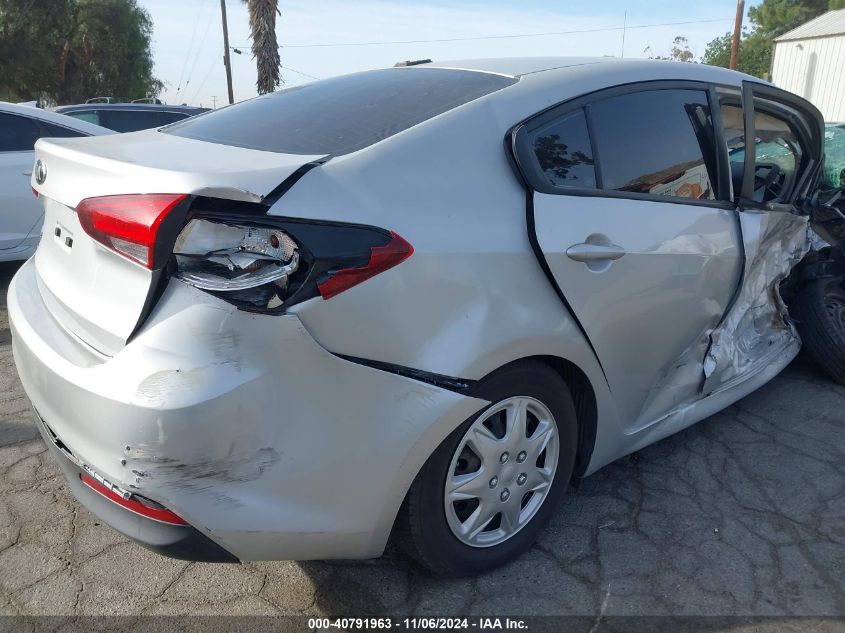 2017 Kia Forte Lx VIN: 3KPFL4A72HE050695 Lot: 40791963