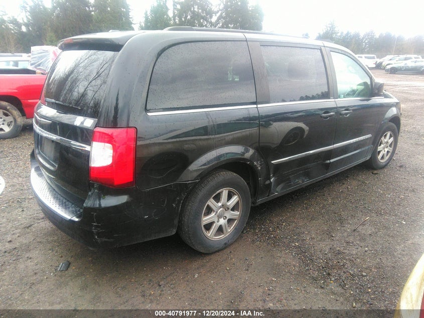 Vin: 2c4rc1bg6dr526837, lot: 41281462, chrysler town & country touring 20134