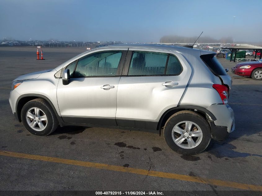 2019 Chevrolet Trax Ls VIN: 3GNCJNSB1KL229421 Lot: 40792015