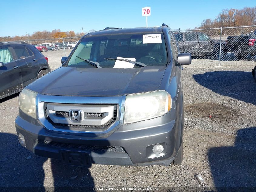 2010 Honda Pilot Ex-L VIN: 5FNYF4H50AB018252 Lot: 40792027