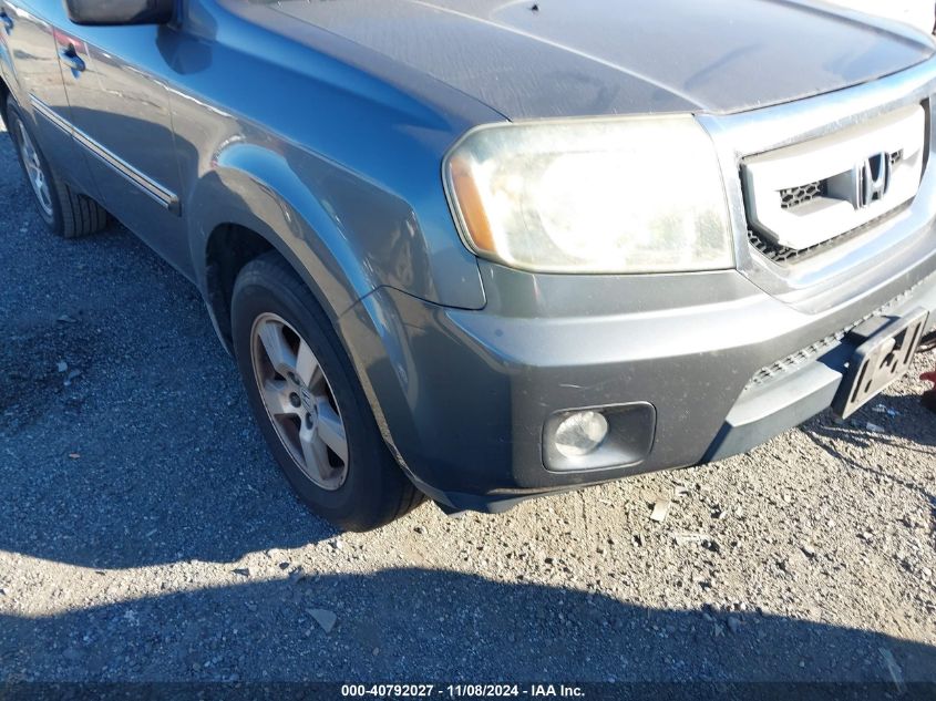 2010 Honda Pilot Ex-L VIN: 5FNYF4H50AB018252 Lot: 40792027