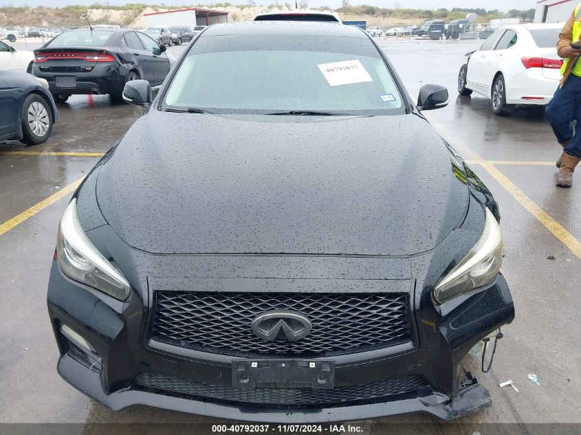 2014 Infiniti Q50 Sport VIN: JN1BV7APXEM673668 Lot: 40792037