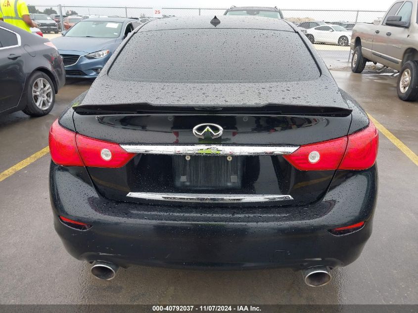 2014 Infiniti Q50 Sport VIN: JN1BV7APXEM673668 Lot: 40792037