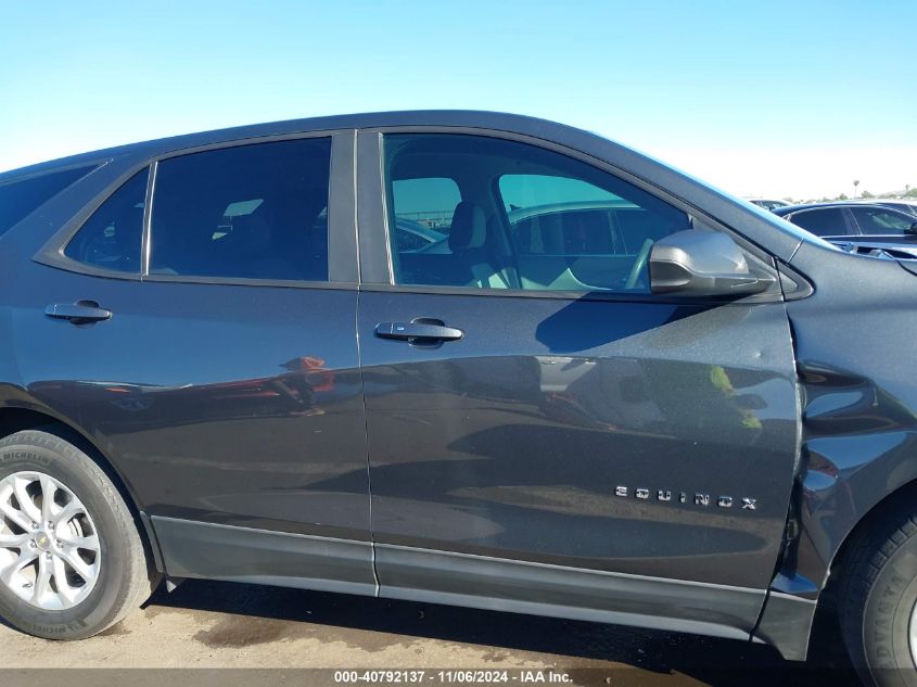 2020 Chevrolet Equinox Fwd Ls VIN: 2GNAXHEV5L6167587 Lot: 40792137