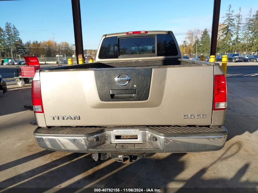 2008 Nissan Titan Xe VIN: 1N6AA07F38N359964 Lot: 40792155