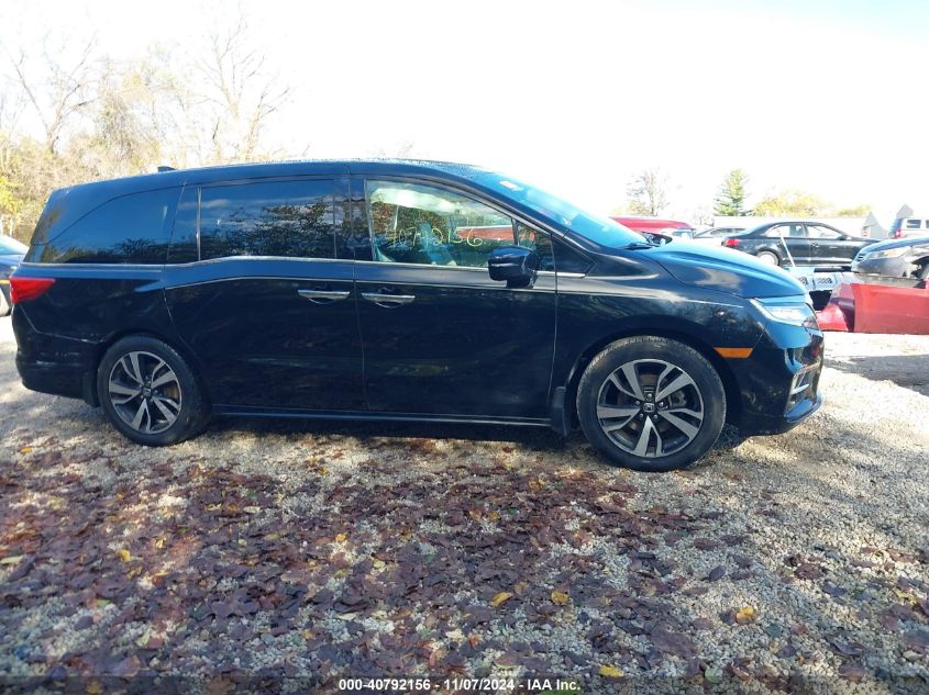 2018 Honda Odyssey Elite VIN: 5FNRL6H92JB023710 Lot: 40792156