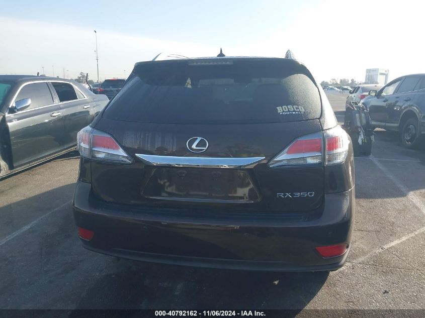 2013 Lexus Rx 350 VIN: 2T2BK1BA3DC155308 Lot: 40792162