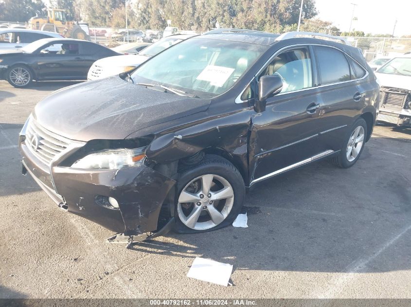 VIN 2T2BK1BA3DC155308 2013 Lexus RX, 350 no.2