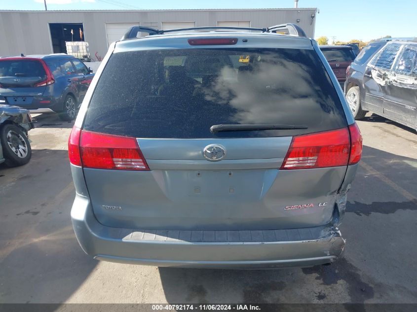 2004 Toyota Sienna Le VIN: 5TDZA23C84S187805 Lot: 40792174