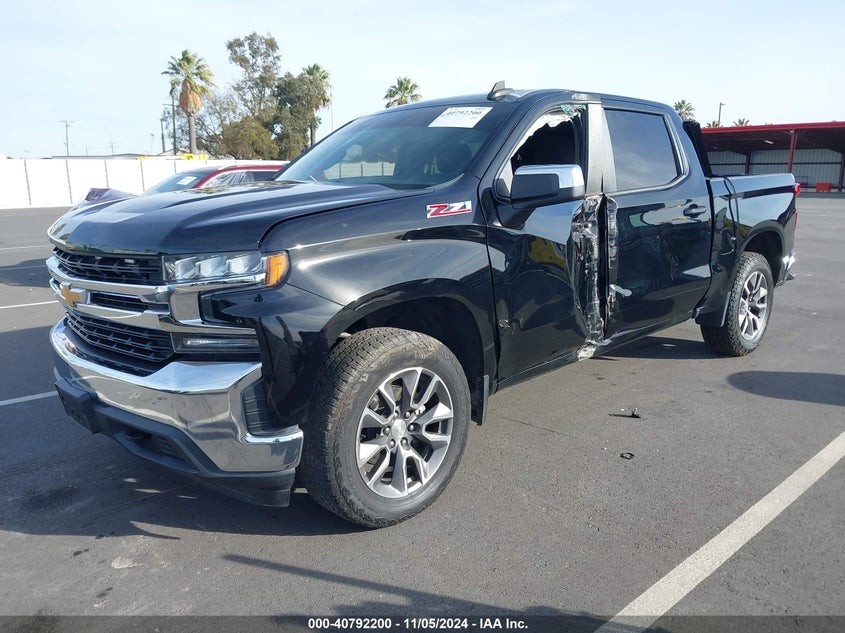 2021 CHEVROLET SILVERADO 1500 4WD  SHORT BED LT - 3GCUYDEDXMG237562