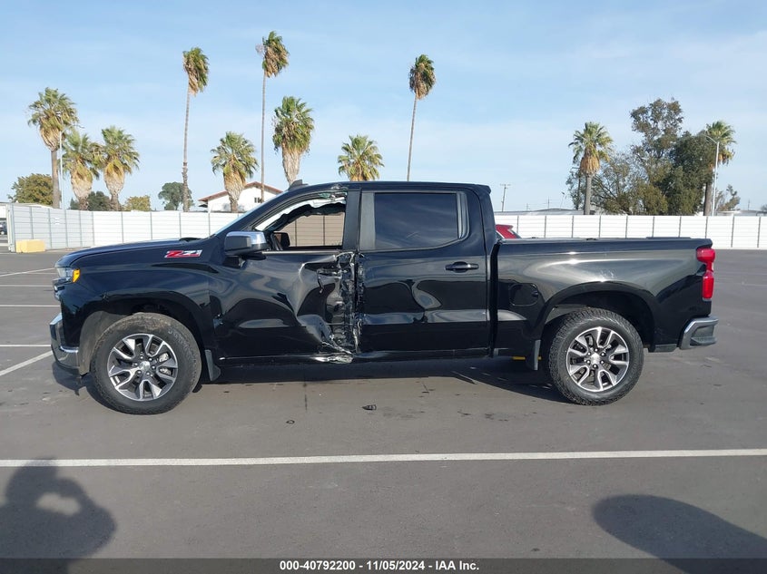 2021 CHEVROLET SILVERADO 1500 4WD  SHORT BED LT - 3GCUYDEDXMG237562