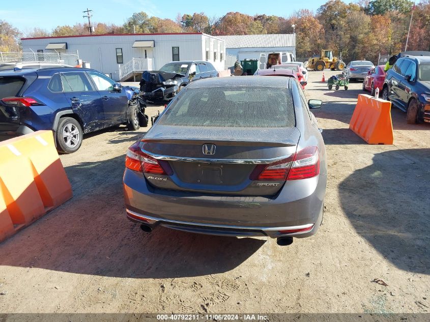 2016 Honda Accord Sport VIN: 1HGCR2F55GA100893 Lot: 40792211