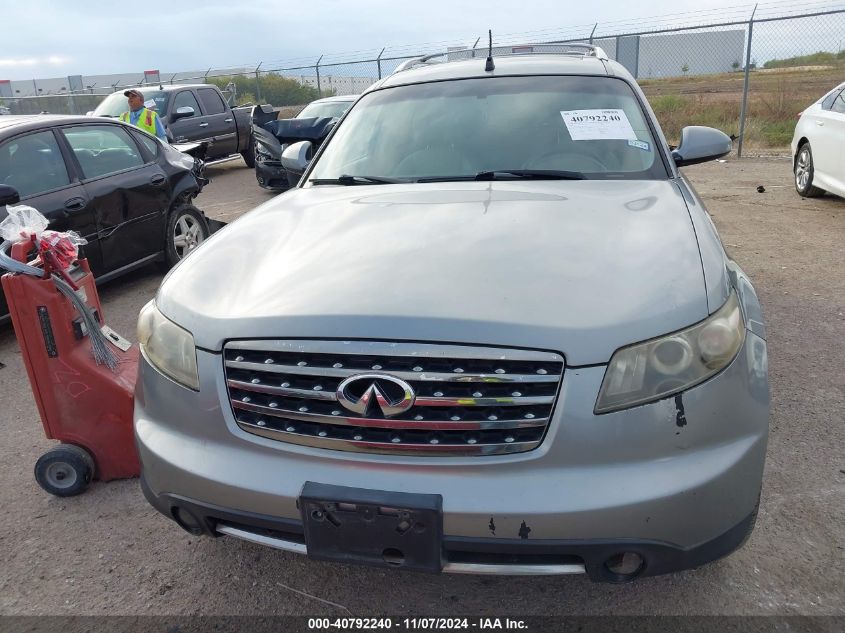 2006 Infiniti Fx35 VIN: JNRAS08U36X103869 Lot: 40792240