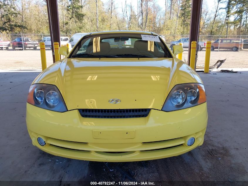 2004 Hyundai Tiburon Gt/Gt Sp Ed/Gt V6 Special Edition VIN: KMHHN65F14U153131 Lot: 40792247