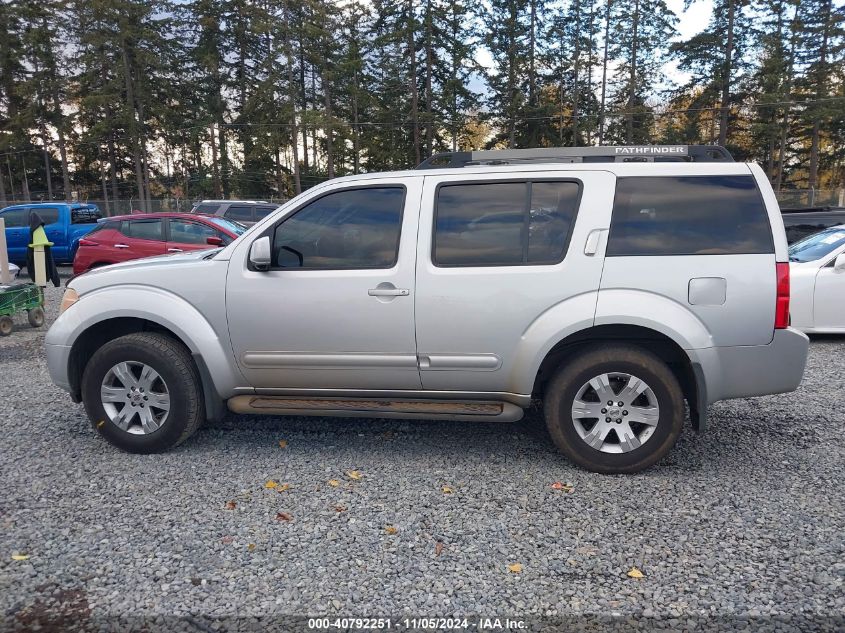 2007 Nissan Pathfinder Le VIN: 5N1AR18W47C634800 Lot: 40792251