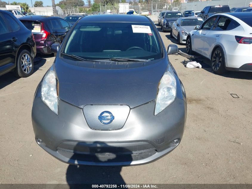 2015 Nissan Leaf S VIN: 1N4AZ0CPXFC329580 Lot: 40792258