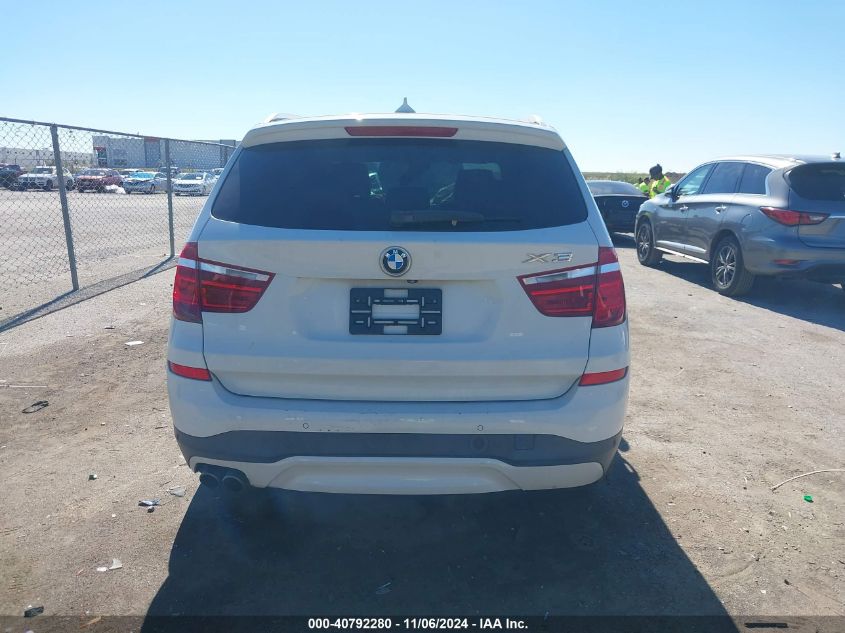 2015 BMW X3 Sdrive28I VIN: 5UXWZ7C54F0M82933 Lot: 40792280