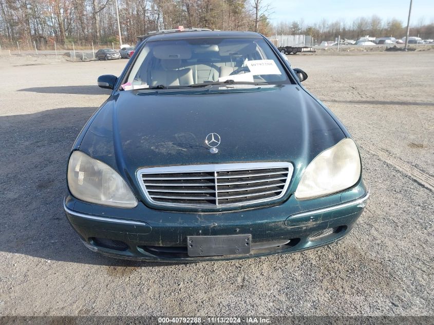 2002 Mercedes-Benz S 430 VIN: WDBNG70J62A308188 Lot: 40792288